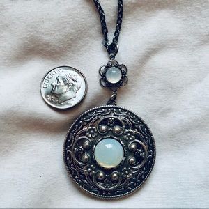 Gorgeous Silver Moonstone Locket